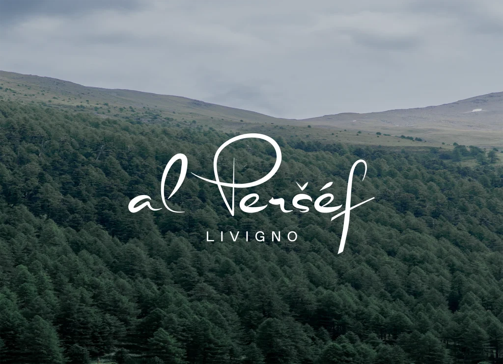 Ristorante Al Persef Livigno logo design - DROPSHOT | Fine Dining Experience