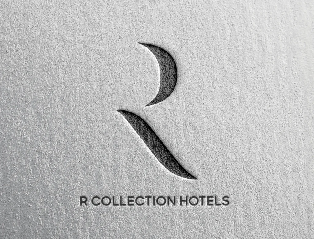 Luxury Hospitality Marketing - Logo design R Collection Hotels - DROPSHOT
